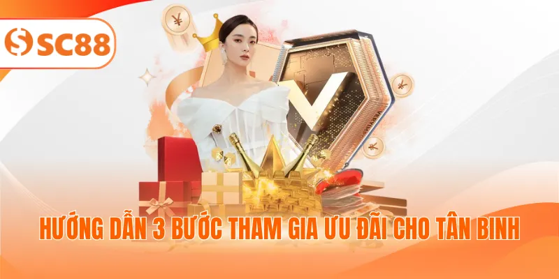 Hướng dẫn 3 bước tham gia ưu đãi cho tân binh